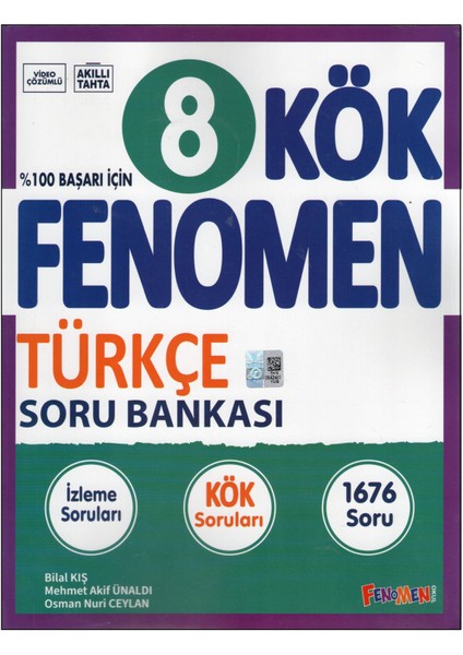 Fenomen 8. Sınıf Türkçe Kök Soru Bankası