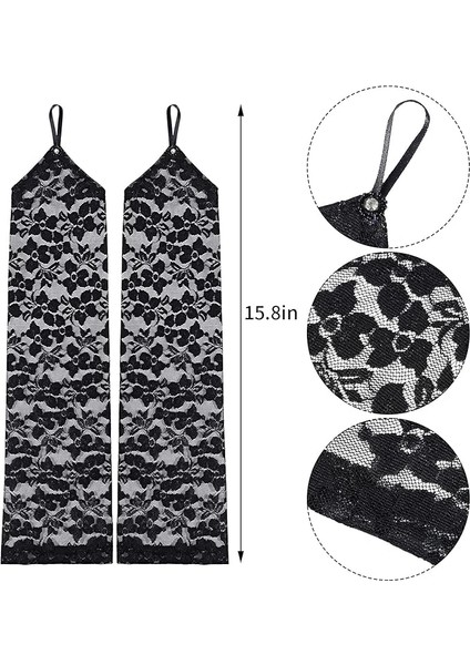 Parmak Askılı Zarif Dantel Eldiven fırsatları