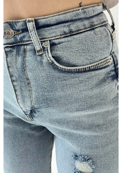 Skinny Kot Pantolon Buz Mavi - 26830 indirimleri