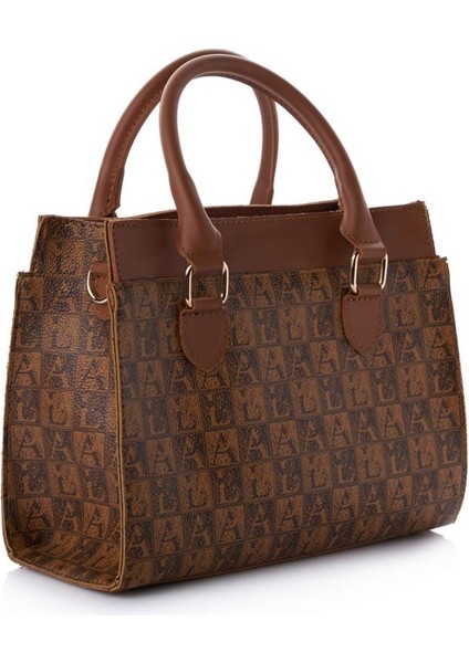 Desenli Kadın El ve Omuz Çantası