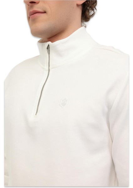 MB BS47 HZIP SW 5PR Ekru Erkek Sweatshirt modelleri