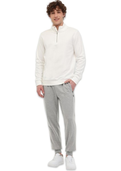 MB BS47 HZIP SW 5PR Ekru Erkek Sweatshirt fırsatları