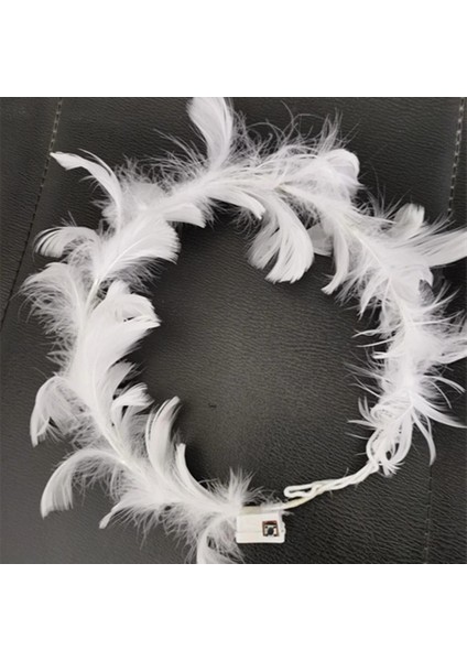 LED Işıklı Rgb 3 Fonksiyonlu Otrişli Parti Tacı Beyaz Renk modelleri