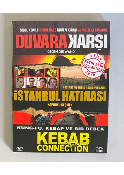 Fatih Akın Collection 3 Film Set Duvara Karşı,istanbul Hatırası,kebab Connection (Orjnal Dönem Baskı)