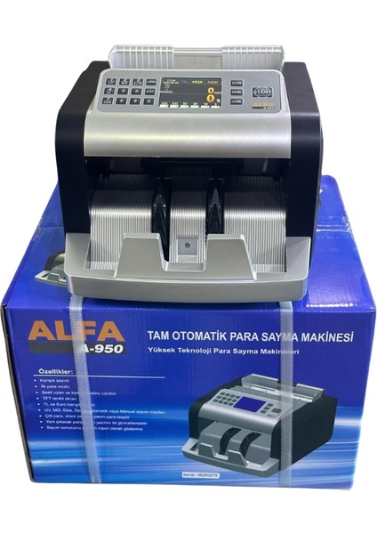 Alfa A-950 Tl / Euro Kağıt Para Sayma Makinesi