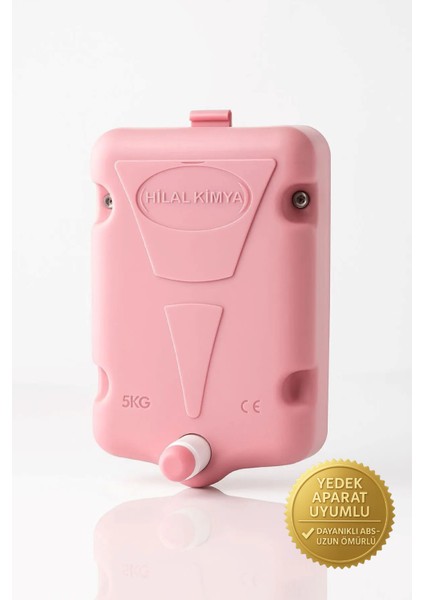 Okul, Işyeri ve Toplu Kullanım Alanları Için 5kg Butonlu Sıvı Sabunluk