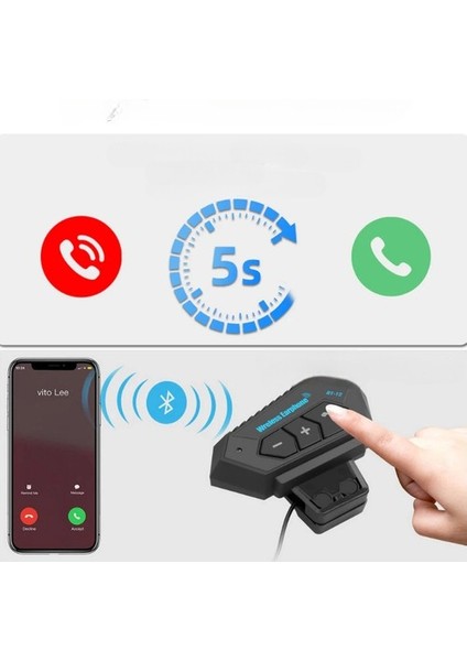 BT12 Kask Kulaklık Bluetooth Motosiklet Kulaklık Interkom Motorsiklet Kulaklık fırsatları
