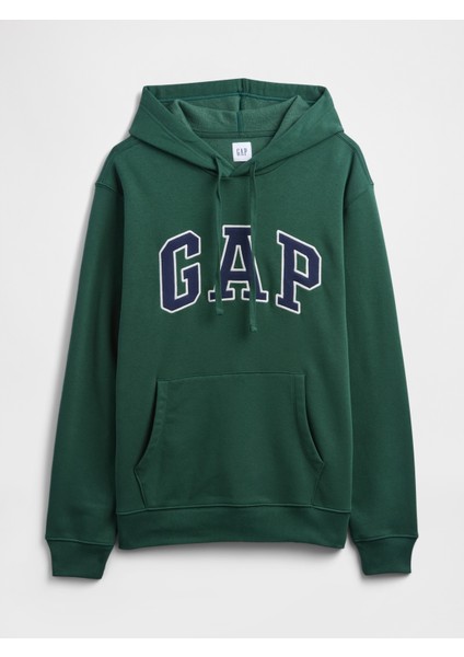 Erkek Koyu Yeşil Gap Logo Relaxed Fleece Sweatshirt fiyatları