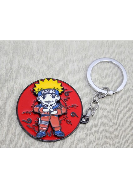 Metal Dönen Naruto Anahtarlık | Karakter Figürü