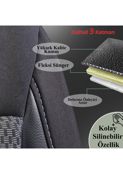 Sport Serisi Fiat Siena Tam Set Oto Koltuk Kılıfı indirimleri
