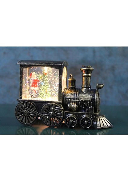 Trenli Yılbaşı Işıklı Kar Küresi ALK3221