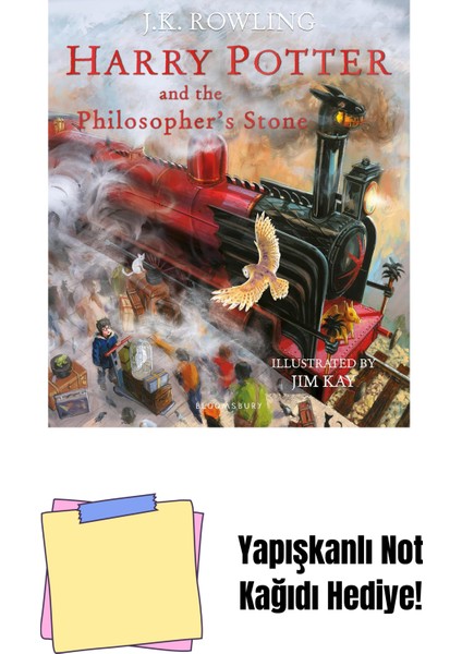 Harry Potter And The Philosopher’s Stone: Illustrated Edition + Yapışkanlı Not Kağıdı