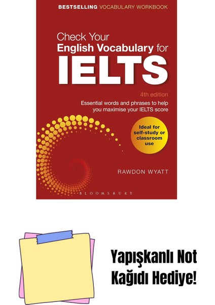 Check Your English Vocabulary For Ielts : Essential Words And Phrases To Help You Maximise Your Ielts Score + Yapışkanlı Not Kağıdı