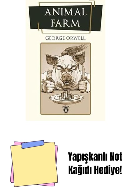 Animal Farm + Yapışkanlı Not Kağıdı