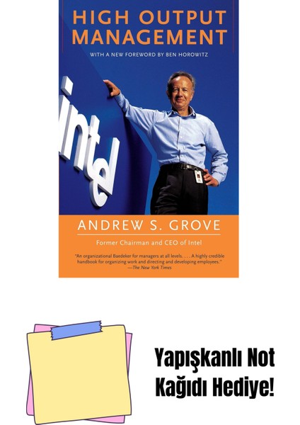 High Output Management + Yapışkanlı Not Kağıdı