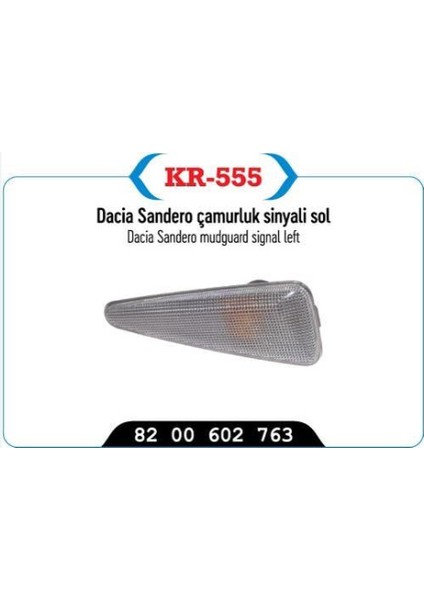 Renault Camurluk Sınyalı Clıo Sembol Talha 10>sol