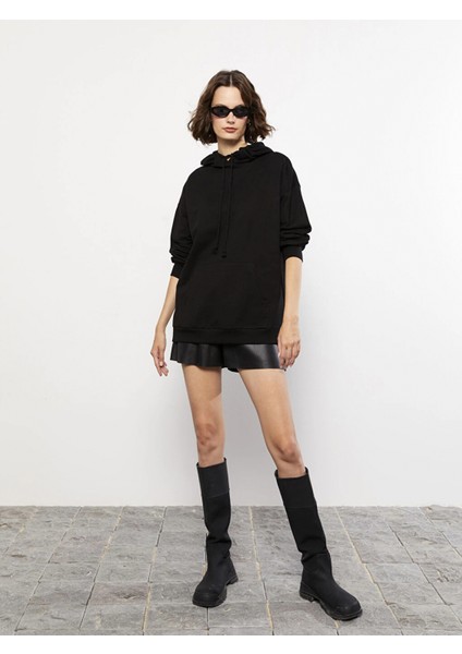 Lcw Vision Siyah Kadın Hoodie fiyatları
