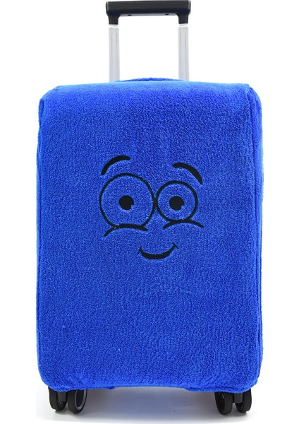 Gülen Yüz Desenli Bavul-Valiz Koruyucu Kılıf | Seyahatlere Neşe Katın fırsatları