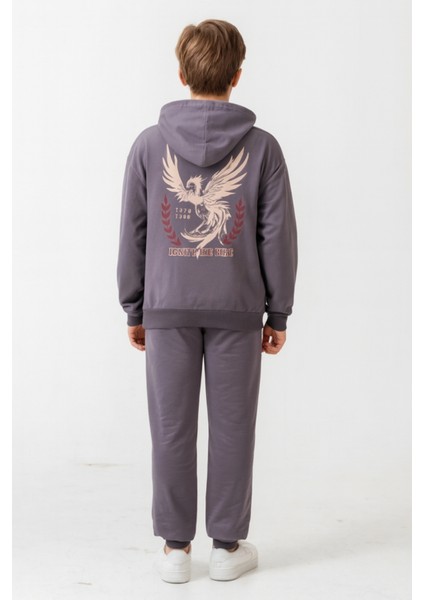 Erkek Çocuk Phoenix Sprit Baskılı Alt Üst Eşofman Takımı AK7870 indirimleri