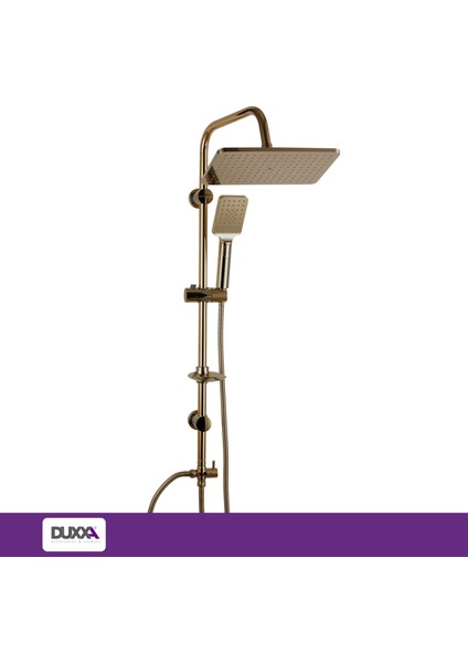 Mirage 400 Tepe Duş Seti SS304 Altın D.132.4.A