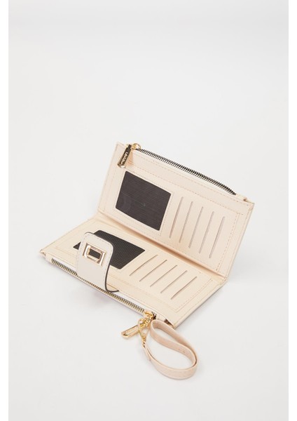 Krem Kadın Cüzdan 910042 Cüzdan
