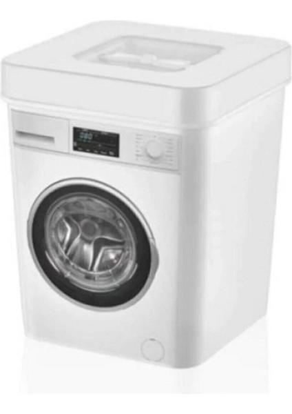 Çamaşır Makinesi Görünümlü Deterjan Kutusu Beyaz 3,5 Lt fiyatları