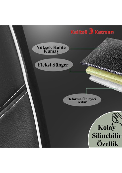 Yıldızb Serisi Chery Alia Tam Set Oto Koltuk Kılıfı indirimleri