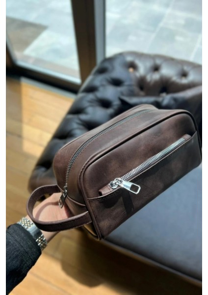 Private Collection Kişiselleştirilebilir Kahve Rengi Hakiki Deri El Çantası (22X12X10) fiyatları