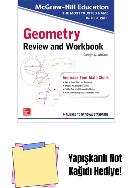 Mcgraw-Hill Education Geometry Review And Workbook + Yapışkanlı Not Kağıdı