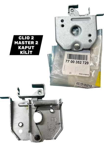 Clıo 2 - Master 2 Kaput Kilit 7700352729