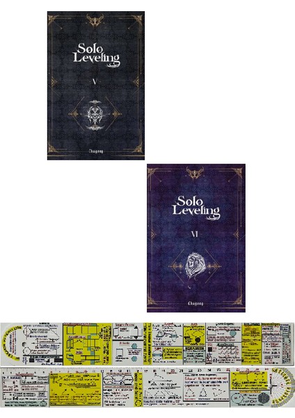 Solo Leveling Romanlar 5-6 Set + Mat. Öğreten Cetvel