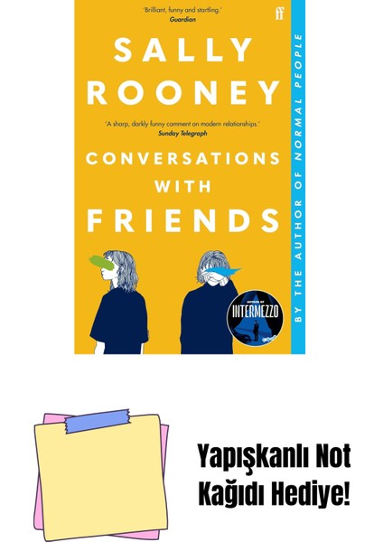 Conversations With Friends: 'brilliant, Funny And Startling.' Guardıan + Yapışkanlı Not Kağıdı