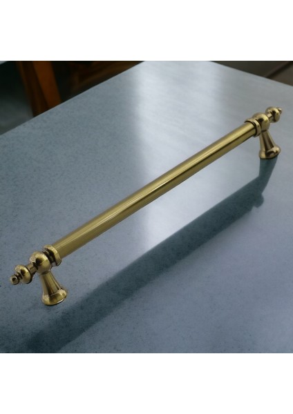 Mobilya Çekmece Mutfak Dolabı Dolap Kapak Kulpları Kulb Kulpu Metal Antik Sarı Kulp 192 mm indirimleri
