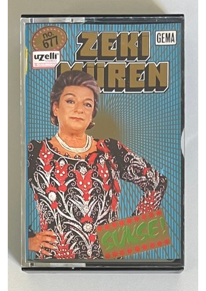 Zeki Müren Sükse Uzelli 677 Alman Baskı Kaset (Orijinal Dönem Alman Baskı Nadir Kaset)