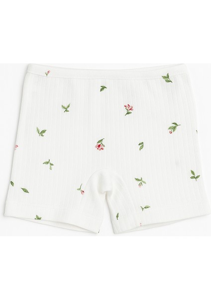 Kız Çocuk 6 Adet 2-11 Yaş Çiçek Desenli 100%100 Pamuk Boxer Seti fırsatları