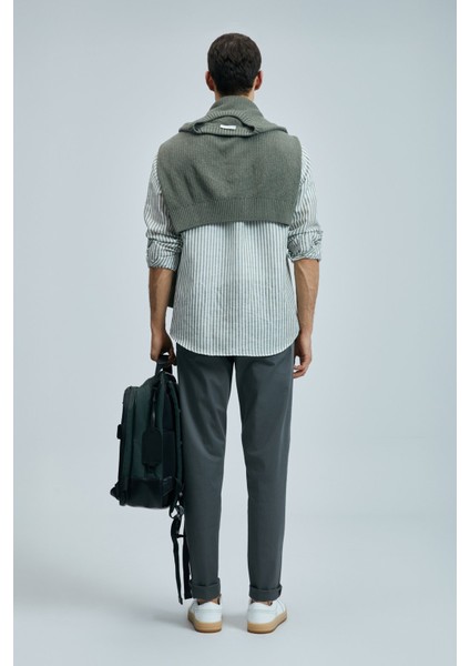 Erkek Helt 5 Cep Slim Fit Spor Pantolon 111190347 Koyu Yeşil fırsatları