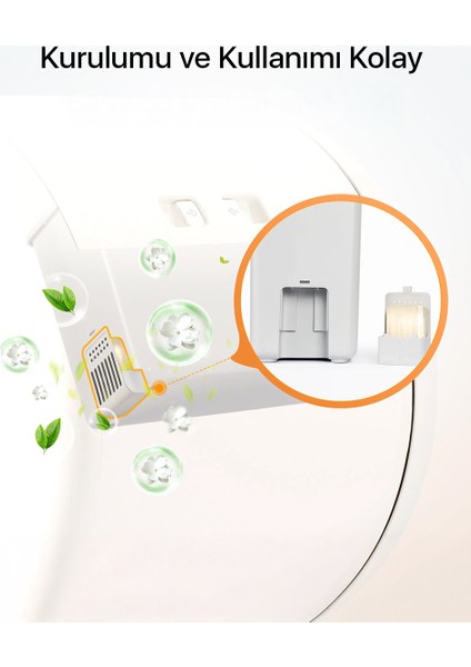 Akıllı Kedi Tuvaletleri Koku Giderici, Odor Eliminator, Atık Deposu Ferahlatıcı Özel Koku Jeli, 3’lü Paket fırsatları