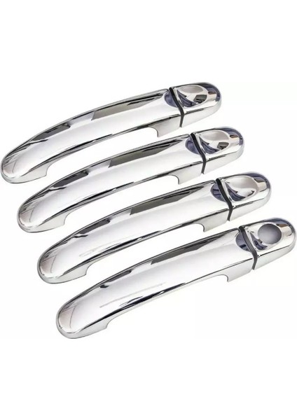 Vw T5 Transporter Uyumlu Kapı Kolu Krom 4 Kapı 2003 - 2023 Arası Modeller Için