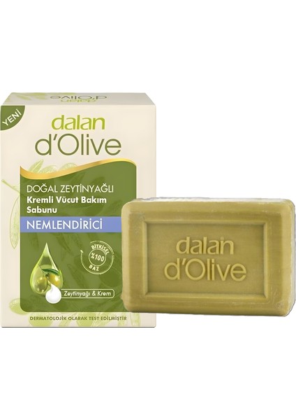 D'olive Doğal Zeytinyağlı Kremli Vücut Bakım Sabunu 100 gr x 3 Adet fiyatları