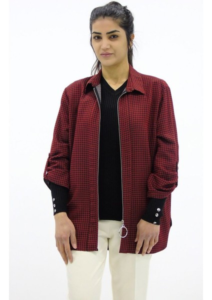 Fermuarlı Viskon Gömlek modelleri