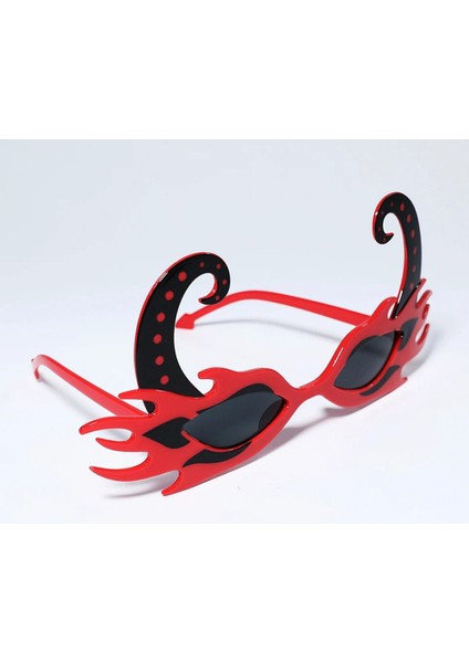 Kırmızı Alevli Parti Gözlüğü modelleri