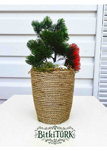 -Yapay Orman Dekoratif Saksıda Iç Mekan Ofis Cafe Hediye fiyatları