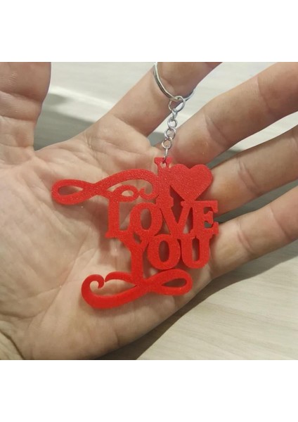 I Love You Seni Seviyorum Sevimli Figür Karakter Anahtarlık