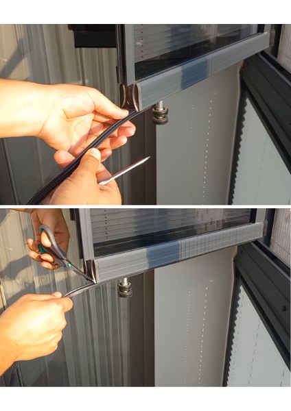 Cam Balkon Fitili 6mm Yükseklik 5 Metre Uzunluk Toz, Ses ve Isı Yalıtımı Için Kıl Fitil Alternatifi fiyatları