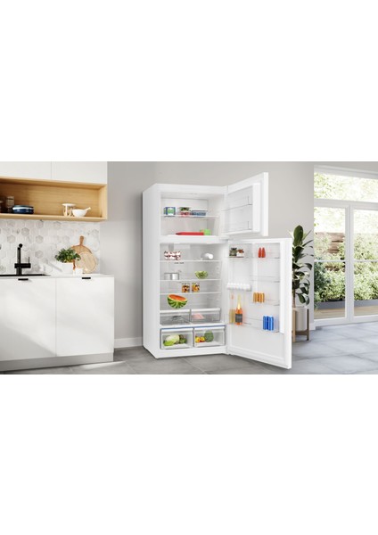 BD2186WEXN E Enerji Sınıfı 641 Lt Nofrost Üstten Donduruculu Buzdolabı