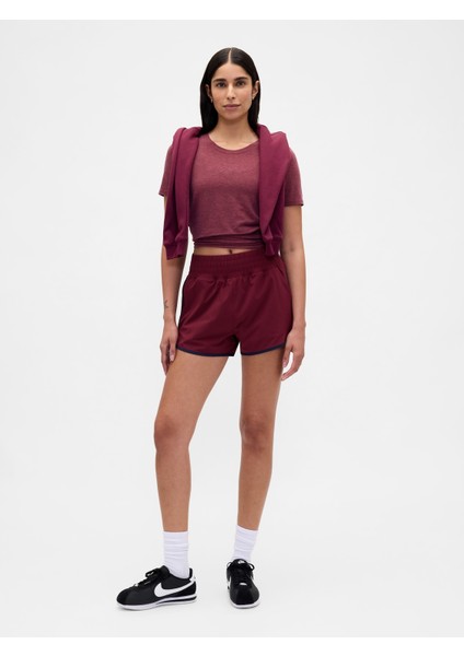 Kadın Bordo Gapfit Breathe T-Shirt indirimleri