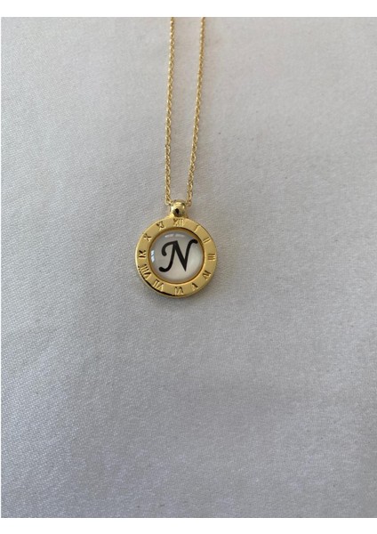 N Harfli Kolye Altın Renk fiyatları