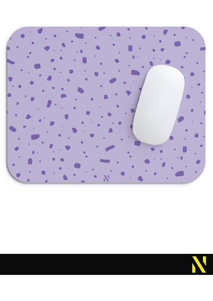 Mor Desenli Ergonomik Mouse Pad - 23 cm x 19 cm - Kaydırmaz Taban Ev ve Ofis Kullanımı Için Ideal Fare Altlığı Mousepad fırsatları