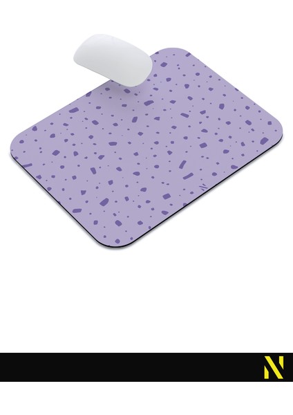 Mor Desenli Ergonomik Mouse Pad - 23 cm x 19 cm - Kaydırmaz Taban Ev ve Ofis Kullanımı Için Ideal Fare Altlığı Mousepad indirimleri