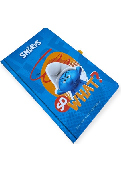 Şirinler Sert Kapaklı Not Defteri, 13X21CM, 96 Yaprak, Çizgili, fiyatları